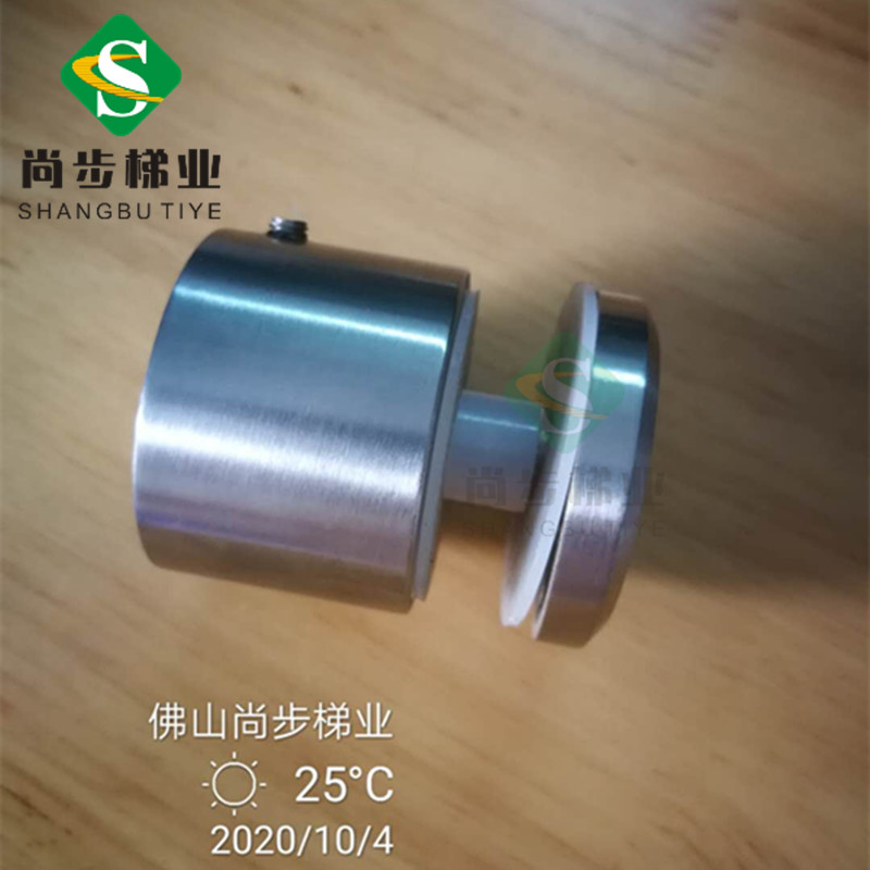 佛山尚步梯业厂家定制生产金属配件玻璃夹件玻璃地夹扶手上墙件