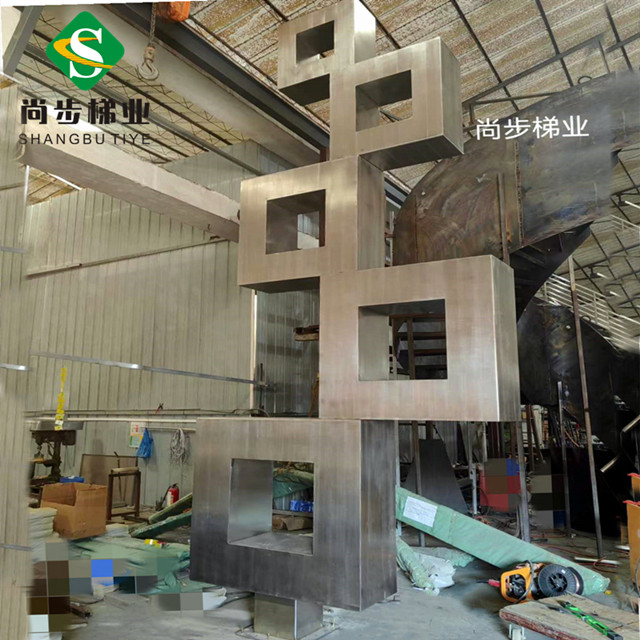 佛山尚步梯业厂家定制生产不锈钢碳钢广告牌设计制作