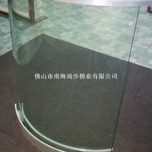 玻璃护栏铝合金U型底槽